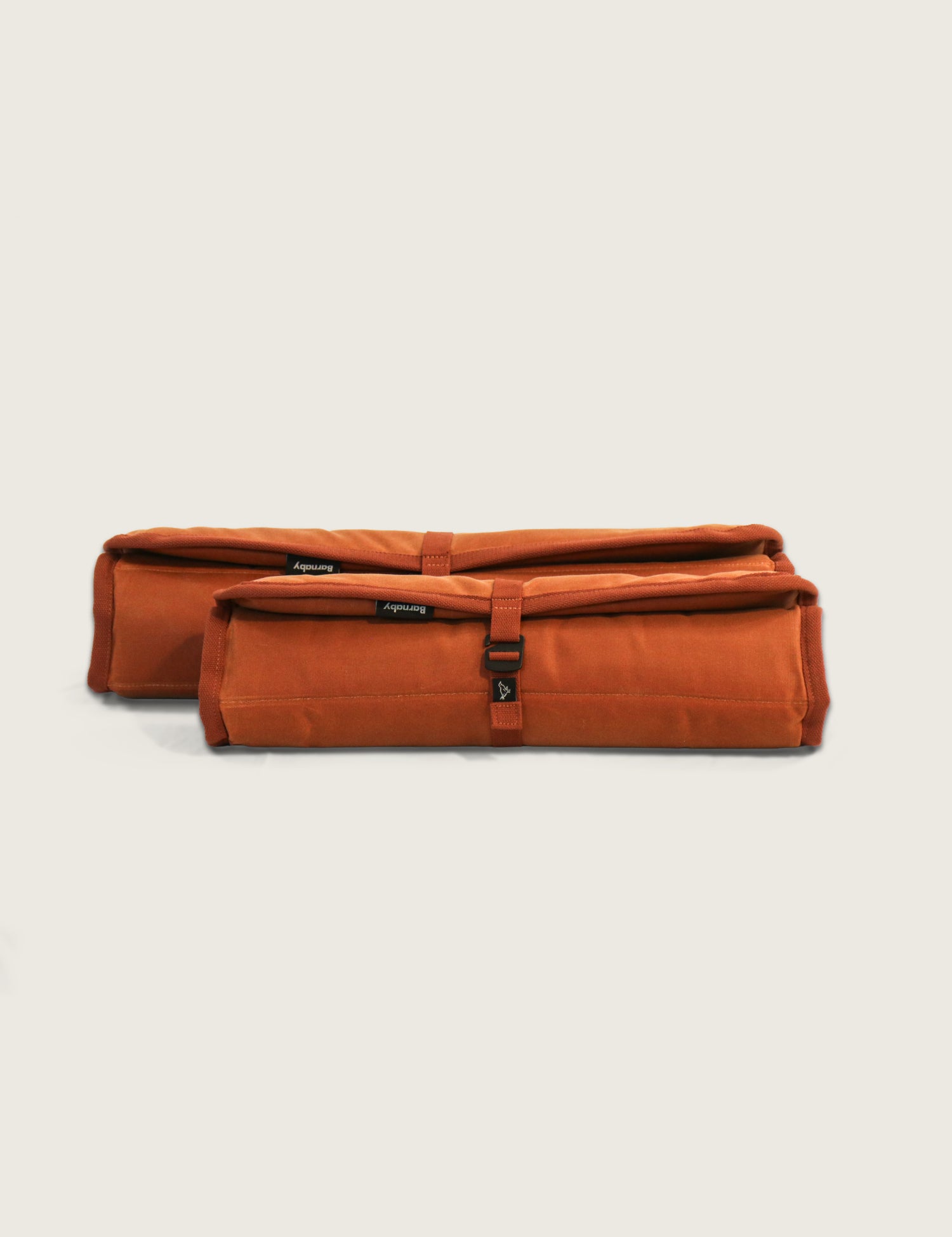 Canvas dog mat in orange