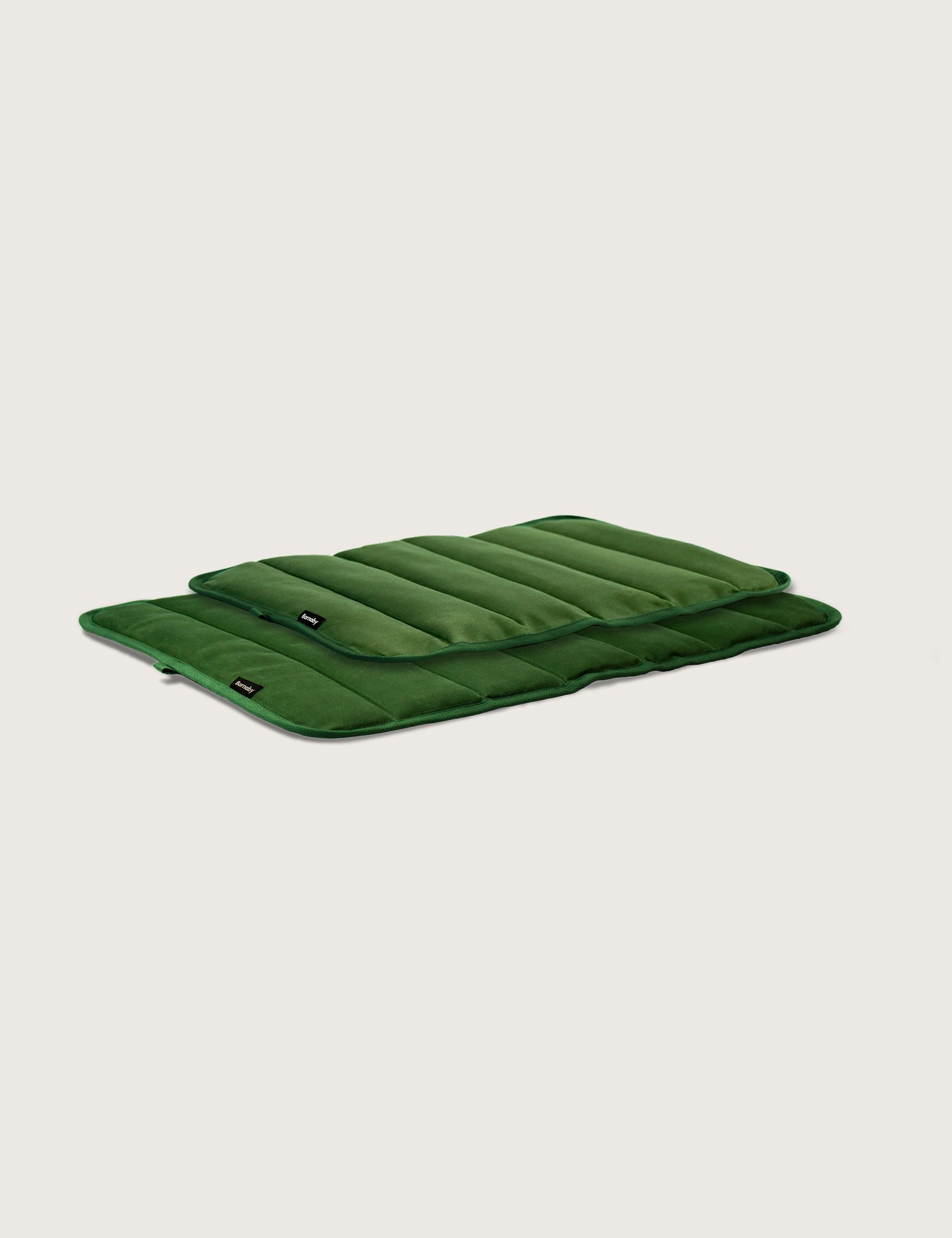 Water-Resistant Canvas Good Dog Mat – Karamea Green