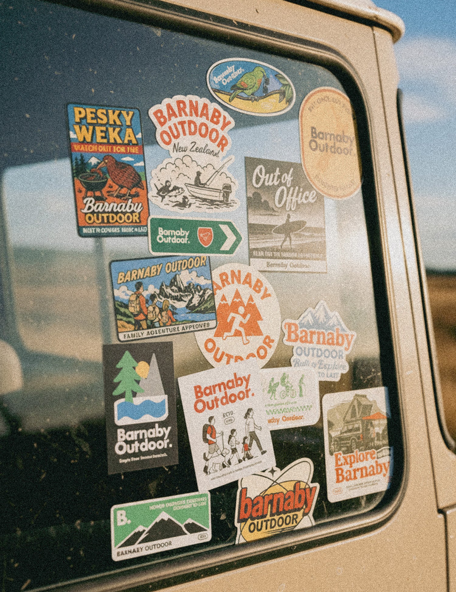 Barnaby Outdoor Sticker Pack