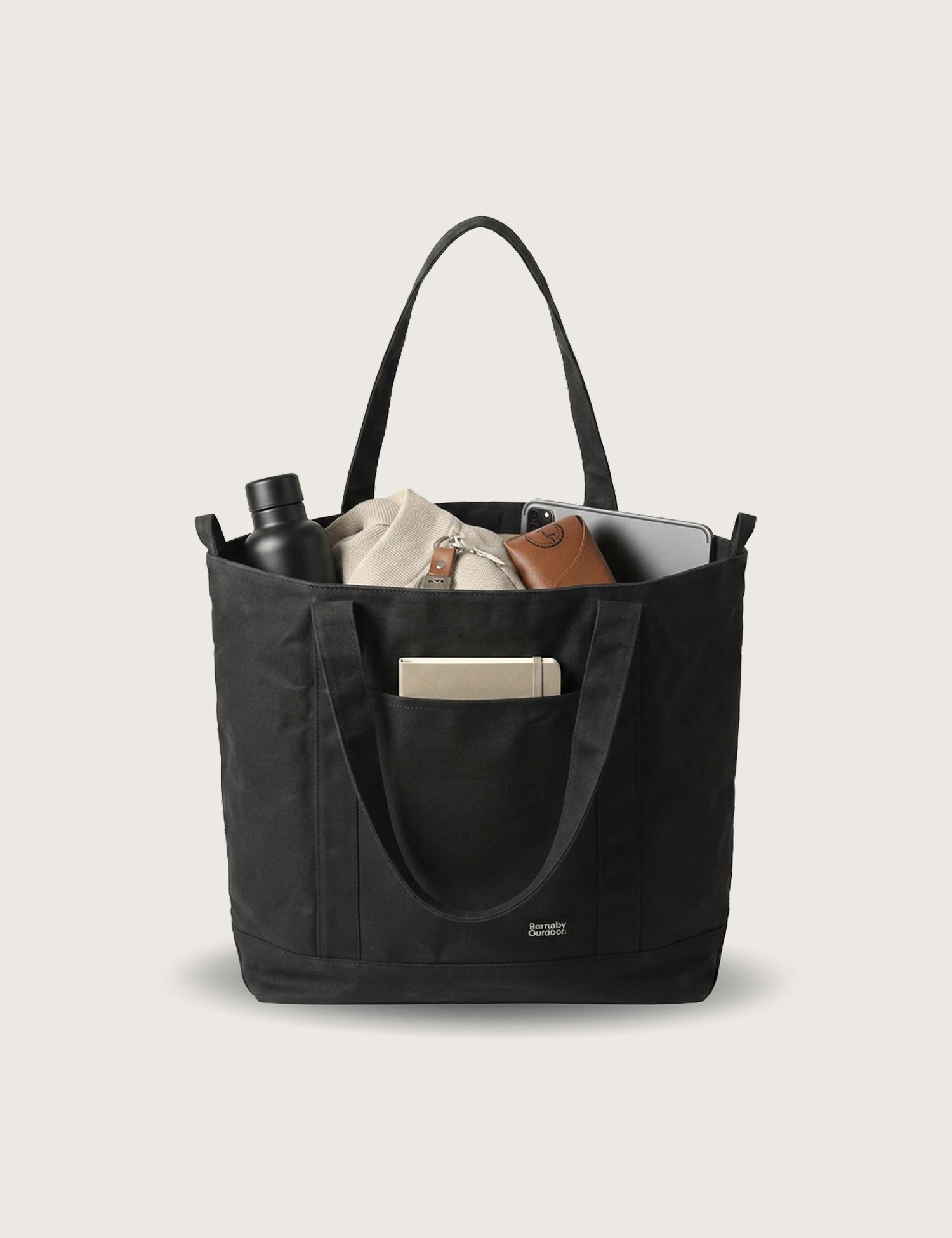 Barnaby Better Tote - Large waxed canvas everyday carry bag - Muriwai - Barnaby Outdoor