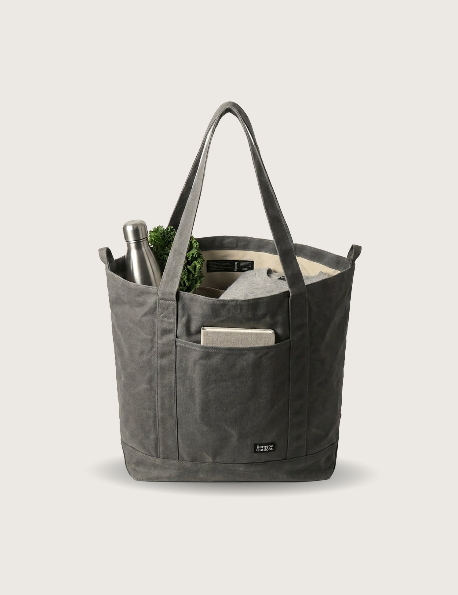 Barnaby Better Tote - Large waxed canvas everyday carry bag - Ruapehu - Barnaby Outdoor