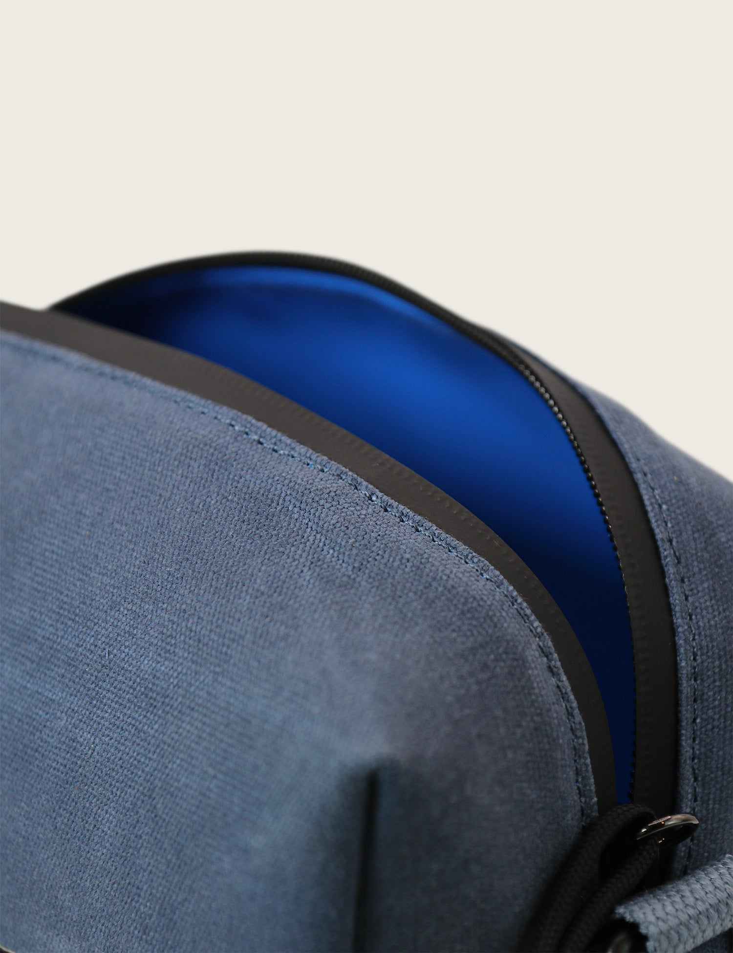 Field Wash Bag - Waxed Canvas - Aoraki Blue - Barnaby Outdoor