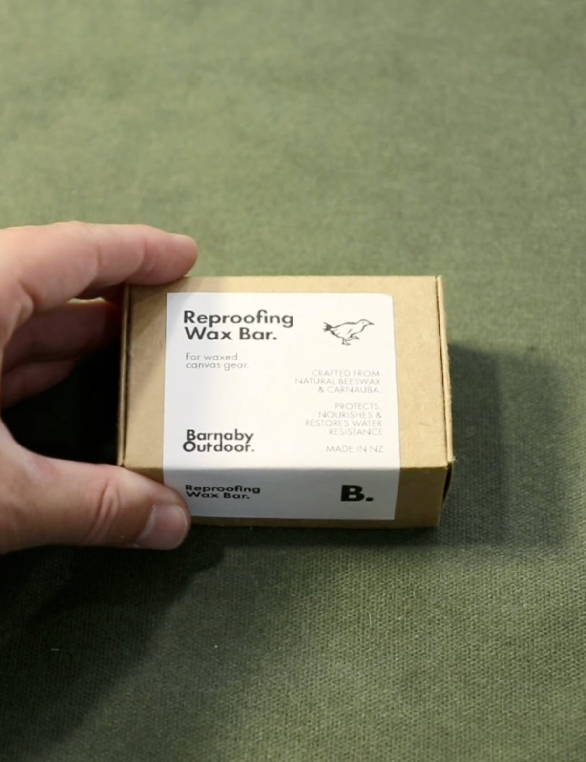 Natural Beeswax Blend Reproofing Bar for Protection