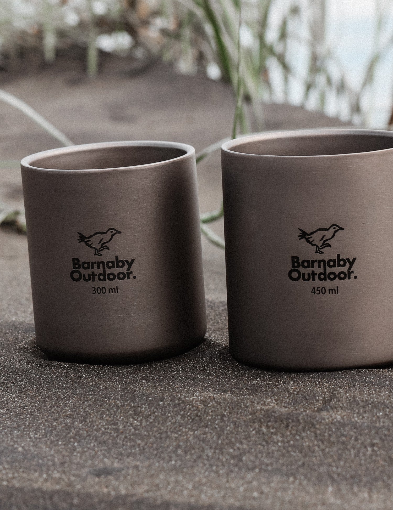 Titanium Double - Wall Barnaby Mug - Nesting Set - Barnaby Outdoor